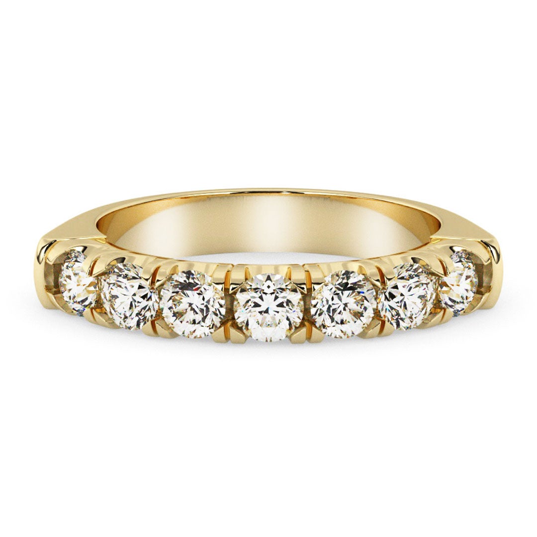 Rivitimanttisormus 0,35ct, 14K keltakultaa, Majlis-mallisto