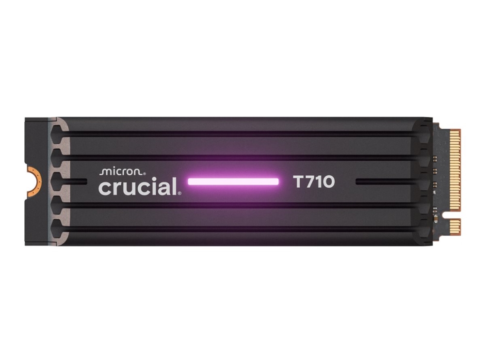 Crucial T710 4TB SSD w/heatsink PCIe Gen5 NVME M.2 2280