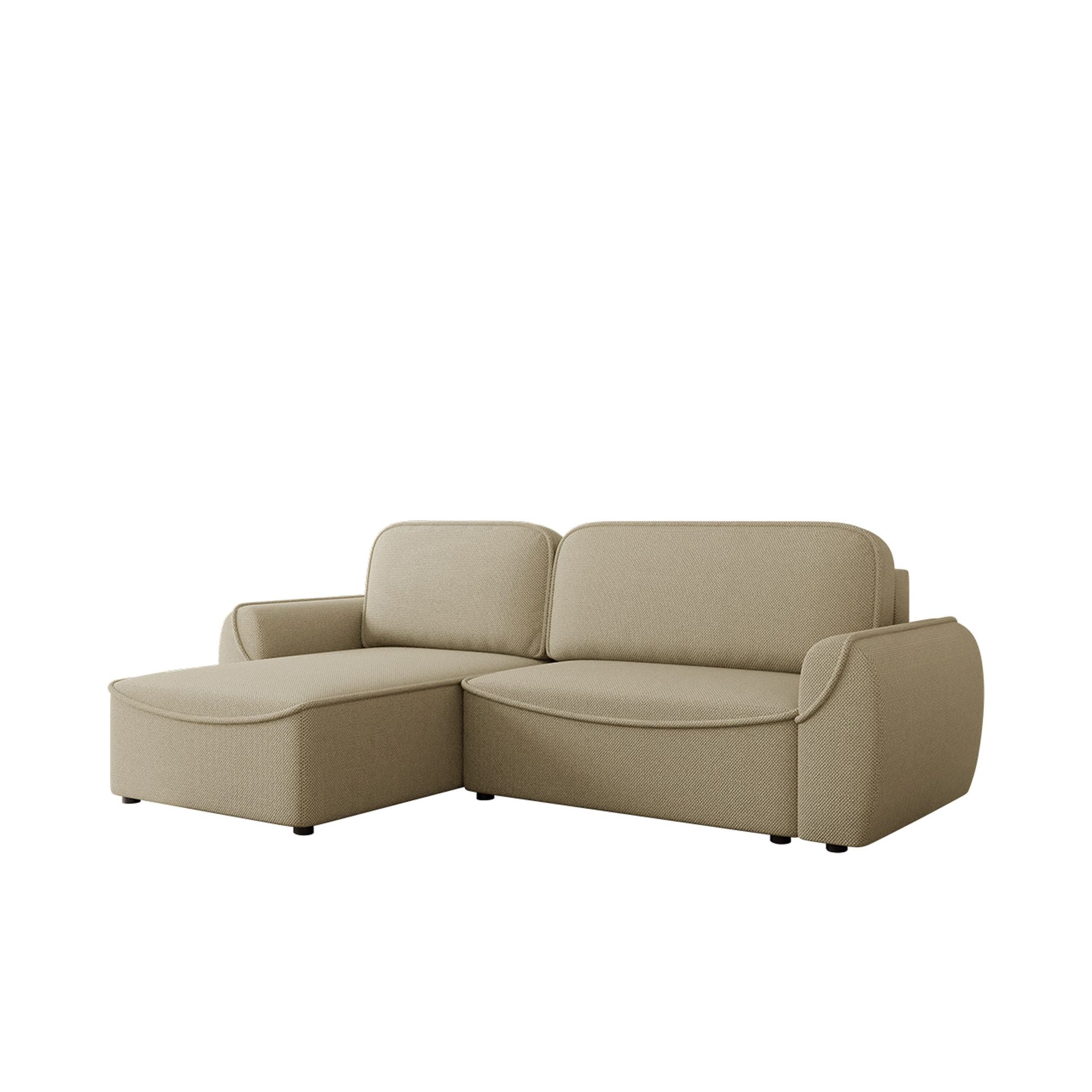Navrel 3-istuttava Vuodesohva Divaanilla ja Säilytystilalla - Beige