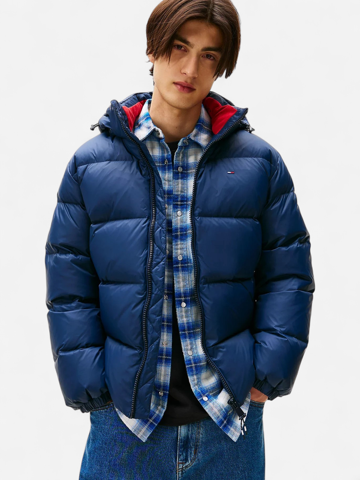 Tommy Jeans miesten untuvatakki, TJM ESSENTIAL DOWN JACKET Tummansininen